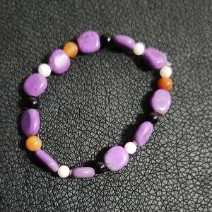 Handcrafted Violet Balance Bracelet